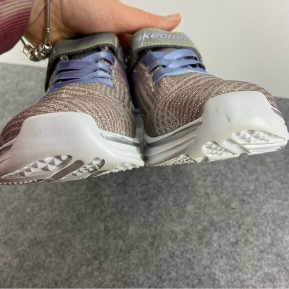 Skechers Kids Girls' Double Dreams Sparkle Active Sneaker Running Shoe Size 5 - Picture 9 of 12